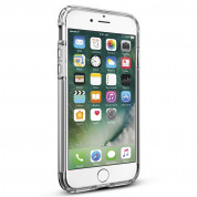 Spigen Slim Armor Case - хибриден кейс с поставка и най-висока степен на защита за iPhone 8, iPhone 7 (сребрист) 10