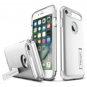 Spigen Slim Armor Case - хибриден кейс с поставка и най-висока степен на защита за iPhone 8, iPhone 7 (сребрист) 13