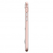 Spigen Crystal Hybrid Case - хибриден кейс с поставка и висока степен на защита за iPhone 8, iPhone 7 (роз. злато-прозрачен) 14