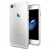 Spigen Liquid Crystal Case - тънък силиконов (TPU) калъф за iPhone SE (2022), iPhone SE (2020), iPhone 8, iPhone 7 (прозрачен)