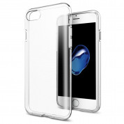 Spigen Liquid Crystal Case - тънък силиконов (TPU) калъф за iPhone SE (2022), iPhone SE (2020), iPhone 8, iPhone 7 (прозрачен) 13