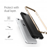 Spigen Neo Hybrid Case - хибриден кейс с висока степен на защита за iPhone 8, iPhone 7 (черен-златист) 5