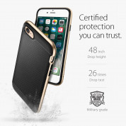 Spigen Neo Hybrid Case - хибриден кейс с висока степен на защита за iPhone 8, iPhone 7 (черен-златист) 6