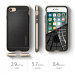 Spigen Neo Hybrid Case - хибриден кейс с висока степен на защита за iPhone 8, iPhone 7 (черен-златист) 9