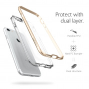 Spigen Neo Hybrid Case Crystal for iPhone 8, iPhone 7 (clear-gold) 5