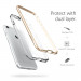 Spigen Neo Hybrid Case Crystal - хибриден кейс с висока степен на защита за iPhone 8, iPhone 7 (прозрачен-златист) 6