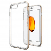 Spigen Neo Hybrid Case Crystal - хибриден кейс с висока степен на защита за iPhone 8, iPhone 7 (прозрачен-златист) 19