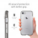 Spigen Neo Hybrid Case Crystal - хибриден кейс с висока степен на защита за iPhone SE (2022), iPhone SE (2020), iPhone 8, iPhone 7 (прозрачен-сив) 5