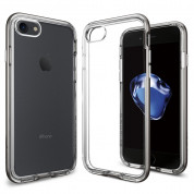 Spigen Neo Hybrid Case Crystal for iPhone SE (2022), iPhone SE (2020), iPhone 8, iPhone 7 (clear-gunmetal) 1