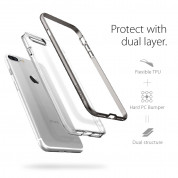 Spigen Neo Hybrid Case Crystal for iPhone SE (2022), iPhone SE (2020), iPhone 8, iPhone 7 (clear-gunmetal) 8