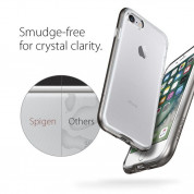 Spigen Neo Hybrid Case Crystal - хибриден кейс с висока степен на защита за iPhone SE (2022), iPhone SE (2020), iPhone 8, iPhone 7 (прозрачен-сив) 5