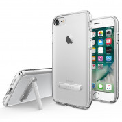 Spigen Ultra Hybrid Case S - хибриден кейс с висока степен на защита и поставка за iPhone 8, iPhone 7 (прозрачен)