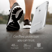 Spigen Ultra Hybrid Case S - хибриден кейс с висока степен на защита и поставка за iPhone 8, iPhone 7 (прозрачен) 4
