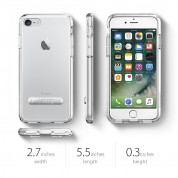 Spigen Ultra Hybrid Case S - хибриден кейс с висока степен на защита и поставка за iPhone 8, iPhone 7 (прозрачен) 7