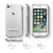Spigen Ultra Hybrid Case S - хибриден кейс с висока степен на защита и поставка за iPhone 8, iPhone 7 (прозрачен) 8