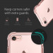 Spigen Crystal Shell Case - хибриден кейс с висока степен на защита за iPhone 8, iPhone 7 (прозрачен-розово злато) 7