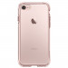 Spigen Crystal Shell Case - хибриден кейс с висока степен на защита за iPhone 8, iPhone 7 (прозрачен-розово злато) 12