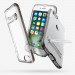 Spigen Crystal Hybrid Case - хибриден кейс с висока степен на защита и поставка за iPhone SE (2022), iPhone SE (2020), iPhone 8, iPhone 7 (прозрачен-сив) 3
