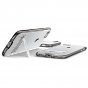 Spigen Crystal Hybrid Case for iPhone SE (2022), iPhone SE (2020), iPhone 8, iPhone 7 (clear-gunmetal) 9
