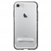 Spigen Crystal Hybrid Case - хибриден кейс с висока степен на защита и поставка за iPhone SE (2022), iPhone SE (2020), iPhone 8, iPhone 7 (прозрачен-сив) 2