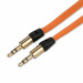 4smarts Basic SoundCord Audio Cable - качествен 3.5мм. към 3.5мм. аудио кабел 100 см. (два мъжки жака) (оранжев) 1