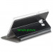 4smarts Supremo Book Flip Case - кожен калъф с поставка и отделение за кр. карта за Sony Xperia X Compact (черен) 4