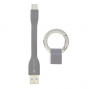 4smarts KeyRing USB-C Cable - кабел тип ключодържател за всички устройства с USB-C (10 см)  2