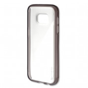 4smarts Stick-It Clip Case - иновативен залепващ се за гладки повърхности кейс за Samsung Galaxy S7 edge (сив-прозрачен)