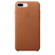 Apple iPhone Leather Case for iPhone 8 Plus, iPhone 7 Plus (saddle brown)
