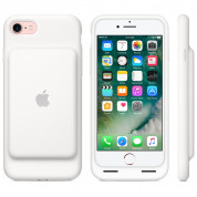 Apple Smart Battery Case - оригинален кейс с вградена батерия за iPhone 8, iPhone 7 (бял) 5