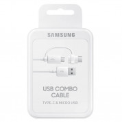 Samsung USB Combo Cable EP-DG930 - оригинален кабел с MicroUSB и USB-C конектори (ритейл опаковка) 3