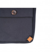 PKG Wingman Briefcase 15 - водоустойчива чанта с дръжки и презрамка за MacBook Pro 15 и лаптопи до 15.4 инча (черна) 3