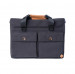 PKG Wingman Briefcase 15 - водоустойчива чанта с дръжки и презрамка за MacBook Pro 15 и лаптопи до 15.4 инча (черна) 1