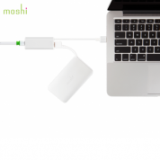 Moshi USB 3.0 to Gigabit Ethernet Adapter - адаптер USB 3.0 за компютри без Ethernet порт 3