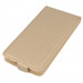 Leather Pocket Flip Case - вертикален кожен калъф с джоб за Huawei P9 Lite (златист) 2