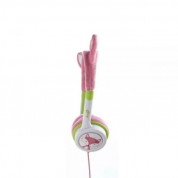 iFrogz Little Rockers Costume Kids On-Ear Headphones - слушалки подходящи за деца за мобилни устройства (розов-зелен) 3