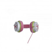 iFrogz Little Rockers Costume Kids On-Ear Headphones - слушалки подходящи за деца за мобилни устройства (розов-зелен) 4