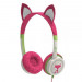iFrogz Little Rockers Costume Kids On-Ear Headphones - слушалки подходящи за деца за мобилни устройства (розов-зелен) 1