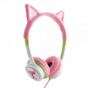 iFrogz Little Rockers Costume Kids On-Ear Headphones - слушалки подходящи за деца за мобилни устройства (розов-зелен) 1