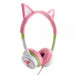 iFrogz Little Rockers Costume Kids On-Ear Headphones - слушалки подходящи за деца за мобилни устройства (розов-зелен) 2