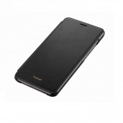 Huawei Flip Cover - оригинален кожен калъф за Honor 7 Lite, Honor 5c (черен) 1