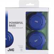 JVC HAS180 Powerful Bass Headphones - слушалки за смартфони и мобилни устройства (син) 1