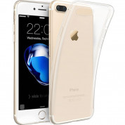 Ultra-Slim Case - тънък силиконов (TPU) калъф (0.3 mm) за iPhone 8 Plus, iPhone 7 Plus (прозрачен)