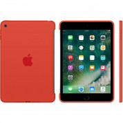 Apple Silicone Case - оригинален силиконов кейс за iPad mini 4 (оранжев) 2