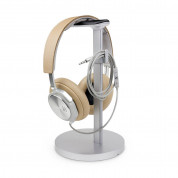 TwelveSouth Fermata Headphone Charging Stand - дизайнерска алуминиева поставка за слушалки (сребрист) 2