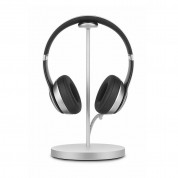 TwelveSouth Fermata Headphone Charging Stand - дизайнерска алуминиева поставка за слушалки (сребрист)