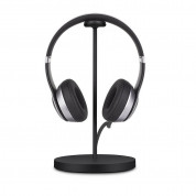 TwelveSouth Fermata Headphone Charging Stand - дизайнерска алуминиева поставка за слушалки (черен)