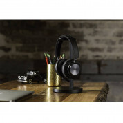 TwelveSouth Fermata Headphone Charging Stand - дизайнерска алуминиева поставка за слушалки (черен) 3