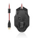 TeckNet M268 Raptor Gaming Mouse, 2000 DPI - геймърска мишка (за Mac и PC) (черен-червен) 4