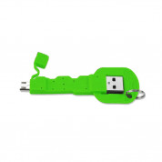 4smarts Basic KeyLink MicroUSB Cable (green)